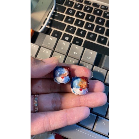 Nút Bàn Phím Keycap Artisan Sirius Đỏ Xanh Clone trang trí bàn phím cơ Lionvn