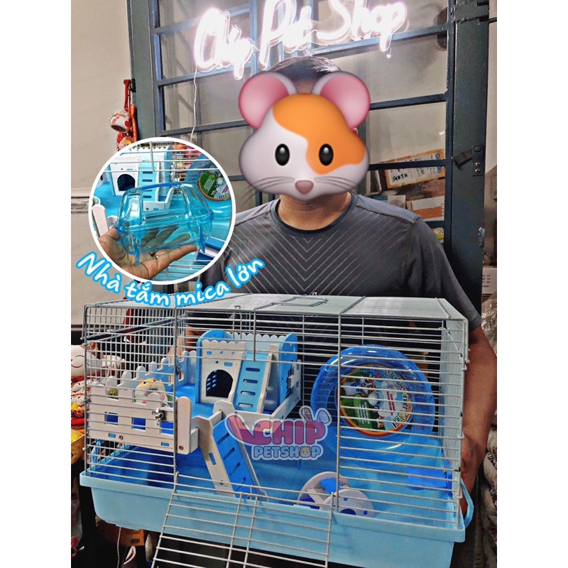 Lồng Hamster KHÔNG PHỤ KIỆN <Size 47x30>