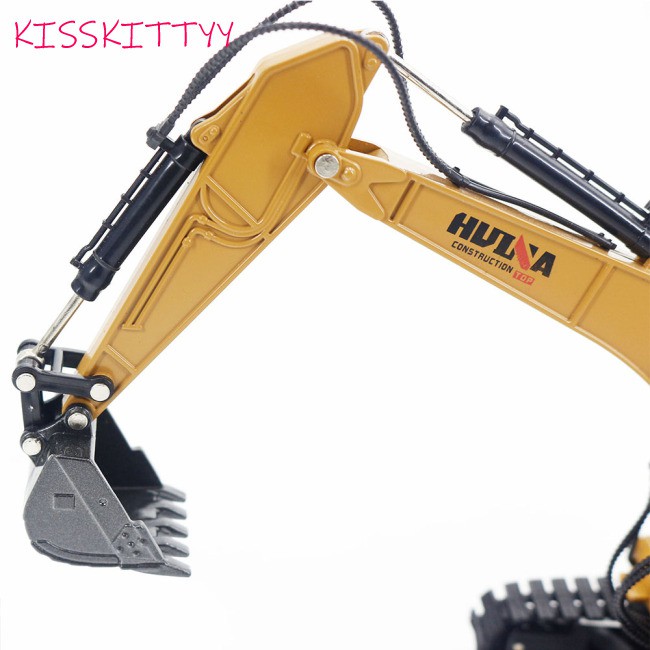 kisskittyy  Static Model Of HuiNa 1710-2 1:50 Full Alloy Excavator control excavator toy controller forklift toys Mini Car