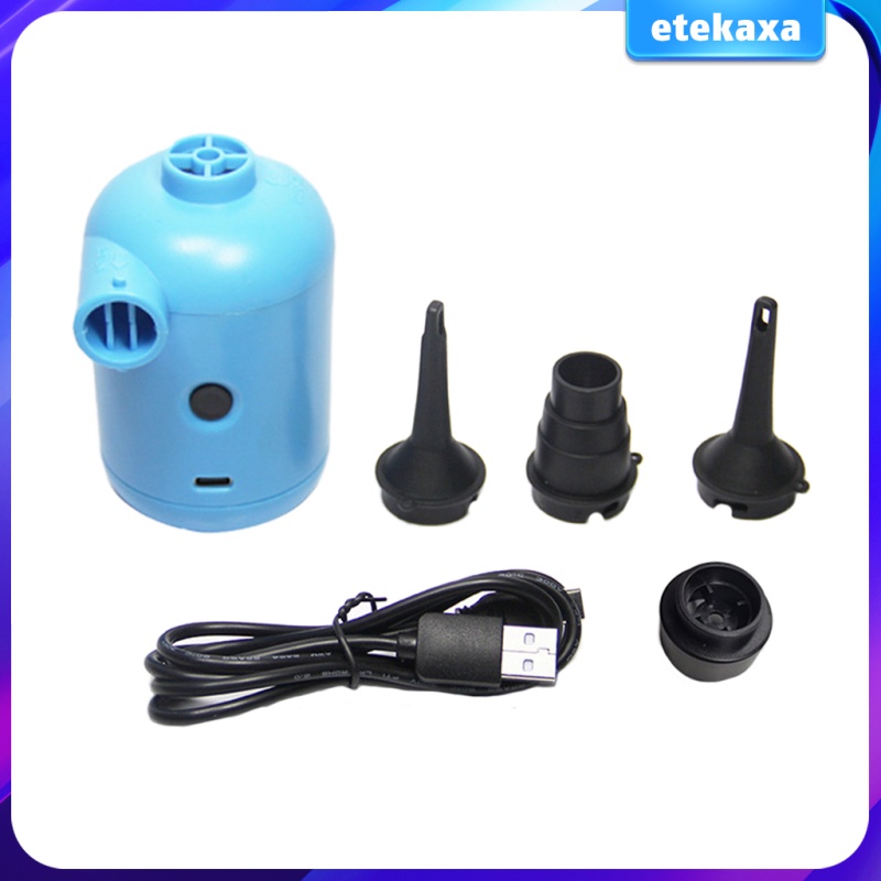 Tiny Pump Portable Air Pump Ultra-Mini Air Pump w USB for Pool Floats Air Bed Air Mattress Swimming Ring Vacuum Storage Bags