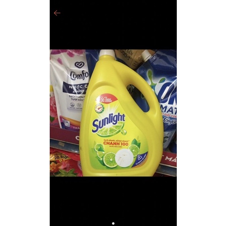 Nước rửa chén Sunlight chanh can 3,6kg