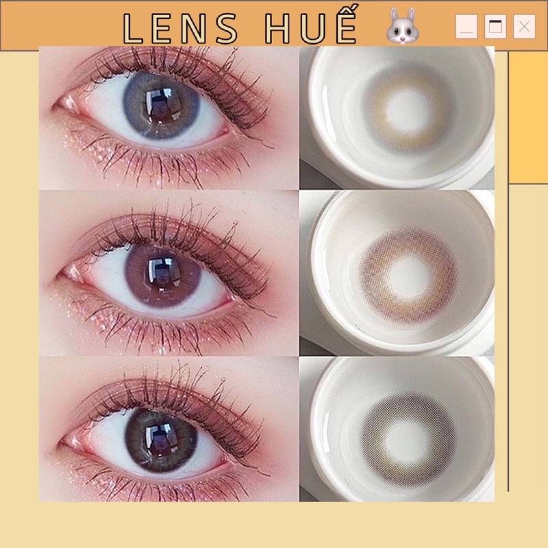 🧡 Lens mini giãn nhỏ tây nhẹ không viền 03 màu 🌸🌸 - kính áp tròng - Lens Huế