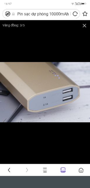 Pin sạc dự phòng Esaver 10.000 mAh chính hãng bảo hành 1 năm  bảo hành 1 năm 1 đổi 1