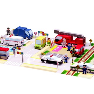 Set mô hình giấy_ Phương tiện giao thông