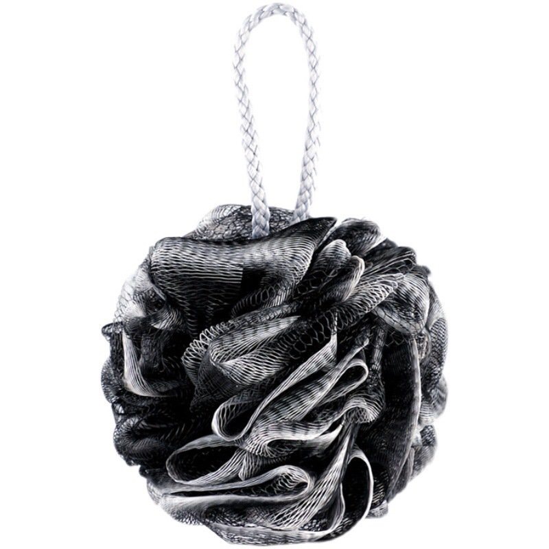 Bông tắm than tre hoạt tính mềm mại làm sạch, loại bỏ tế bào chết