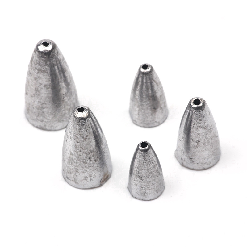 Set 5 chì câu cá hình viên đạn 3.5g - 14g