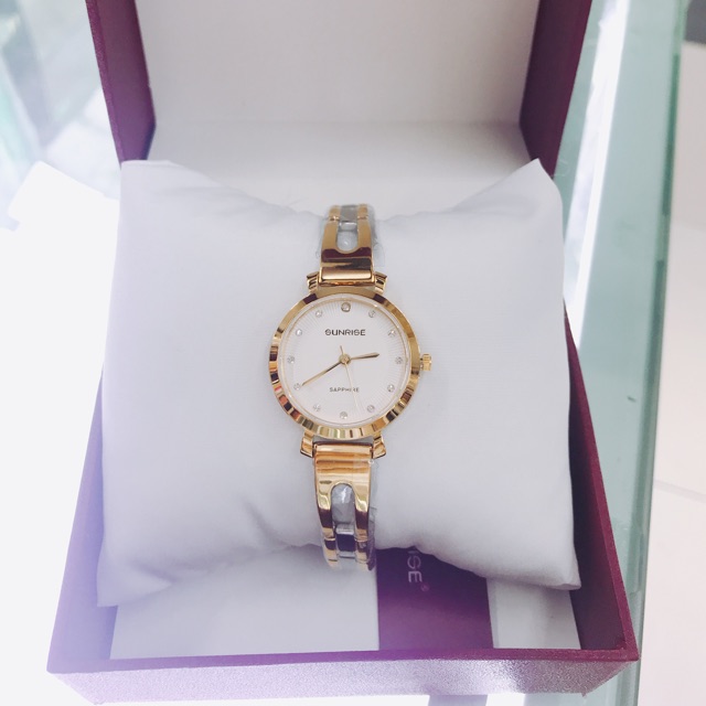 Đồng hồ đeo tay Nữ Sunrise XL 001286 ,Hàng chính hãng 100% .dây thép chống gỉ ,mặt kính sapphire chống xước ,chống nước!