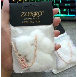 Phụ Kiện SET Bông Gòn Kuboy Cho Bật Lửa ( Tặng Kèm Chặn Xăng Và Bấc)