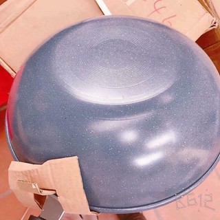 [FREE SHIP 99k]CHẢO VÂN ĐÁ SÂU LÒNG 32 CM Tmark