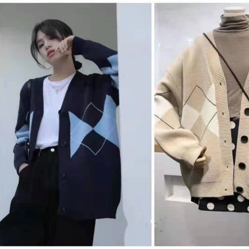 [RẺ VÔ ĐỊCH] Áo cardigan len nữ vặn thừng Nono Cheapy ghi hồng đỏ nâu trắng be  phom rộng cài cúc hàn quốc