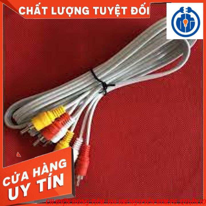 [HÀNG SALE] Dây tín hiệu AV 6 Đầu 1.8 mét.