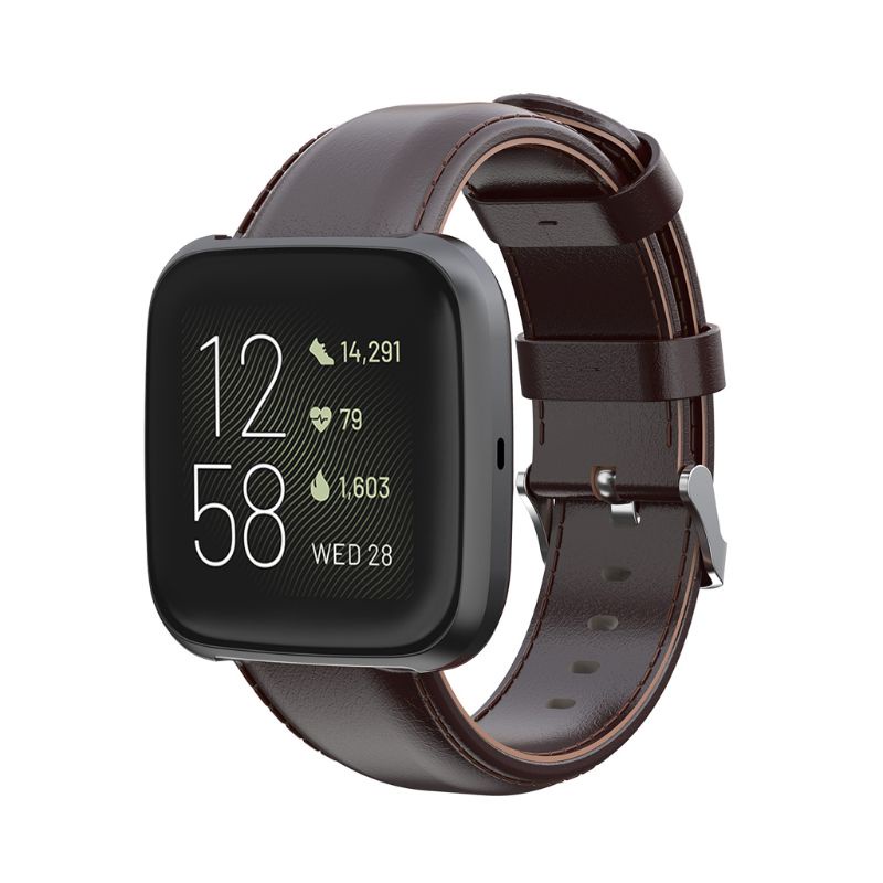 Dây Đeo Thay Thế Chất Liệu Da Cho Fitbit Versa / Versa 2 / Versa Lite