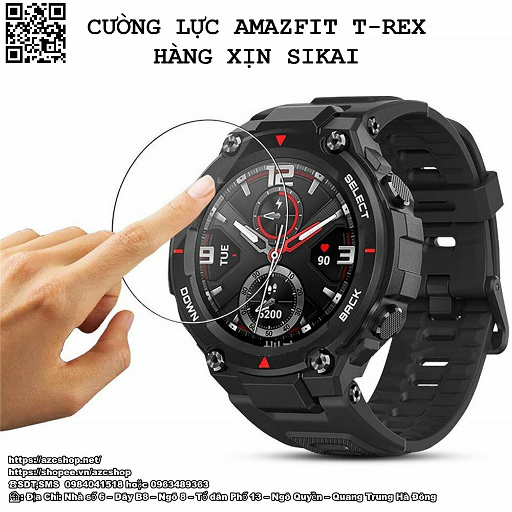 Cường Lực Amazfit T-REX - Hàng Sikai Xịn