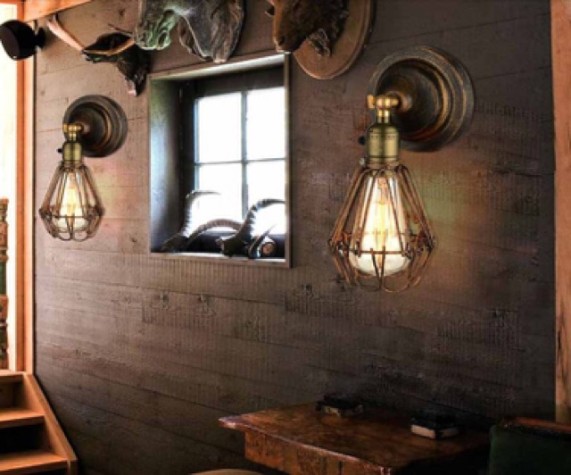 Đèn treo tường hình bông hoa độc đáo trang trí phòng khách