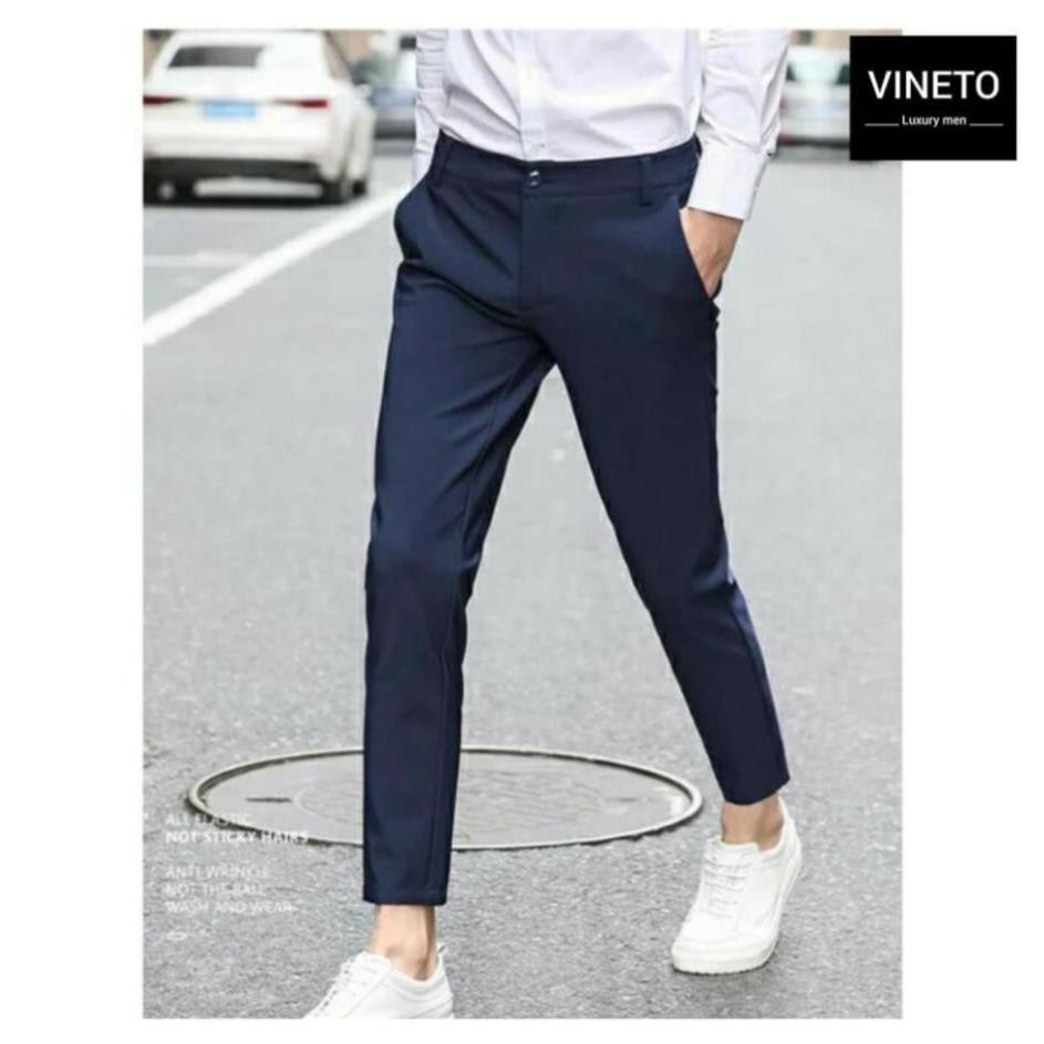 Quần tây( âu ) nam màu đen kiểu dáng Hàn Quốc Cao Cấp | BigBuy360 - bigbuy360.vn