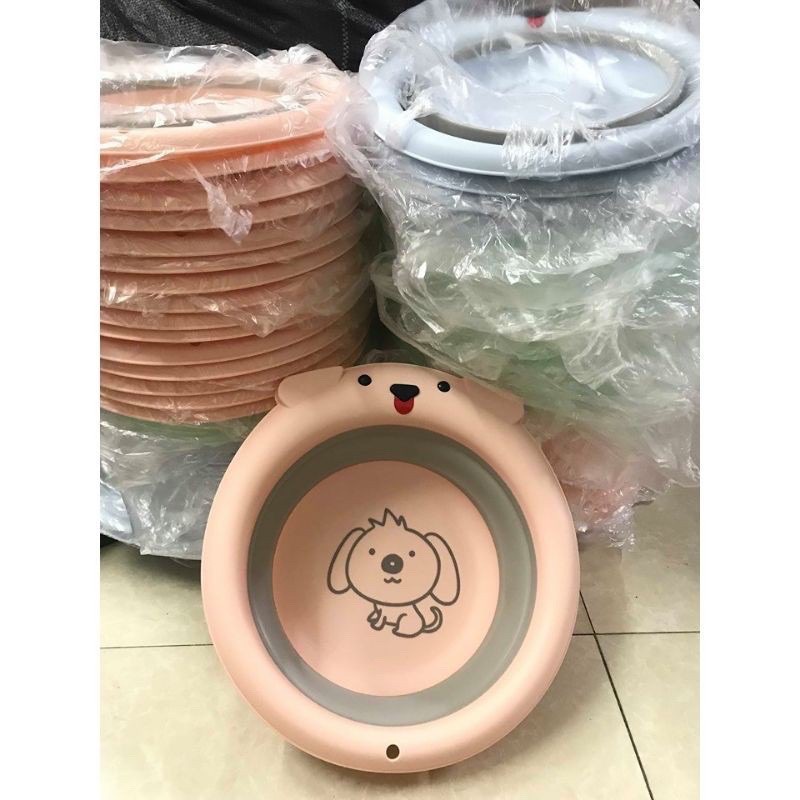 [HCM - SIÊU RẺ] CHẬU/THAU CÚN GẤP GỌN CHO BÉ