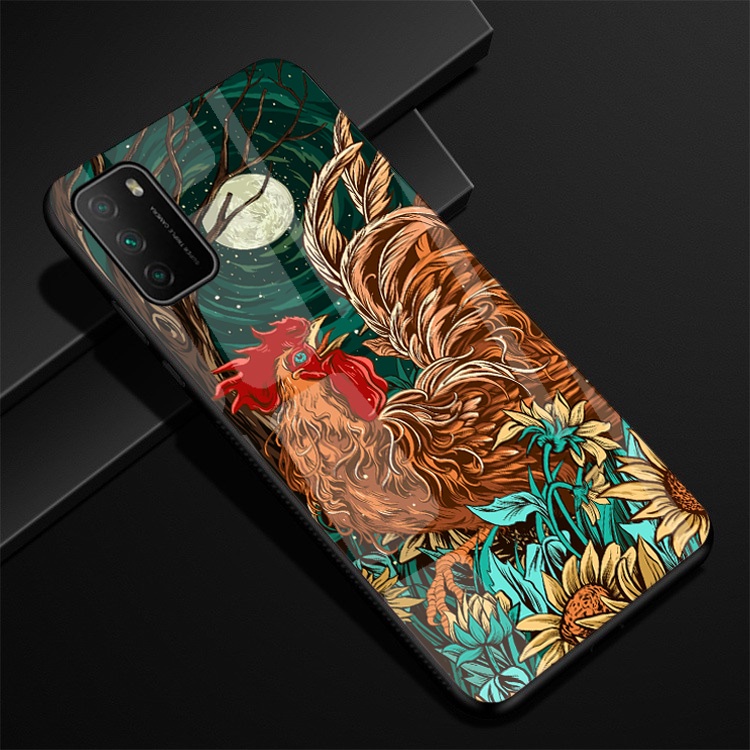 Ốp Lưng XIAOMI POCO M3 mặt kính cường lực cao cấp thiết kế Độc Quyền