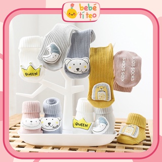 Tất Vớ Hình Thú 3D Cao Cổ Dễ Thương Cho Trẻ Em, Bé Trai, Bé Gái Sơ Sinh 0-3 tuổi Bebé Tí Tẹo TAT07