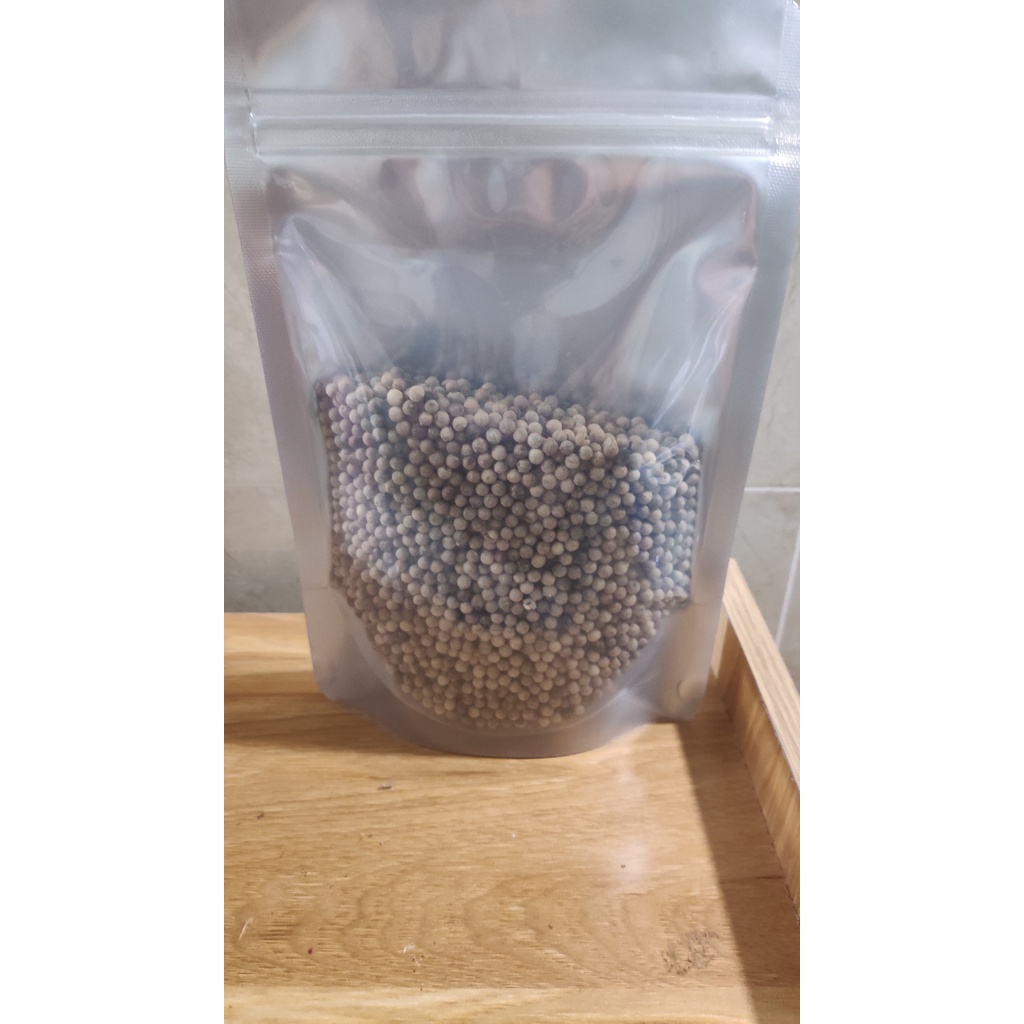 Tiêu Sọ Trắng Cay Nồng Nhà Vườn 100% (White Pepper) - 200gr