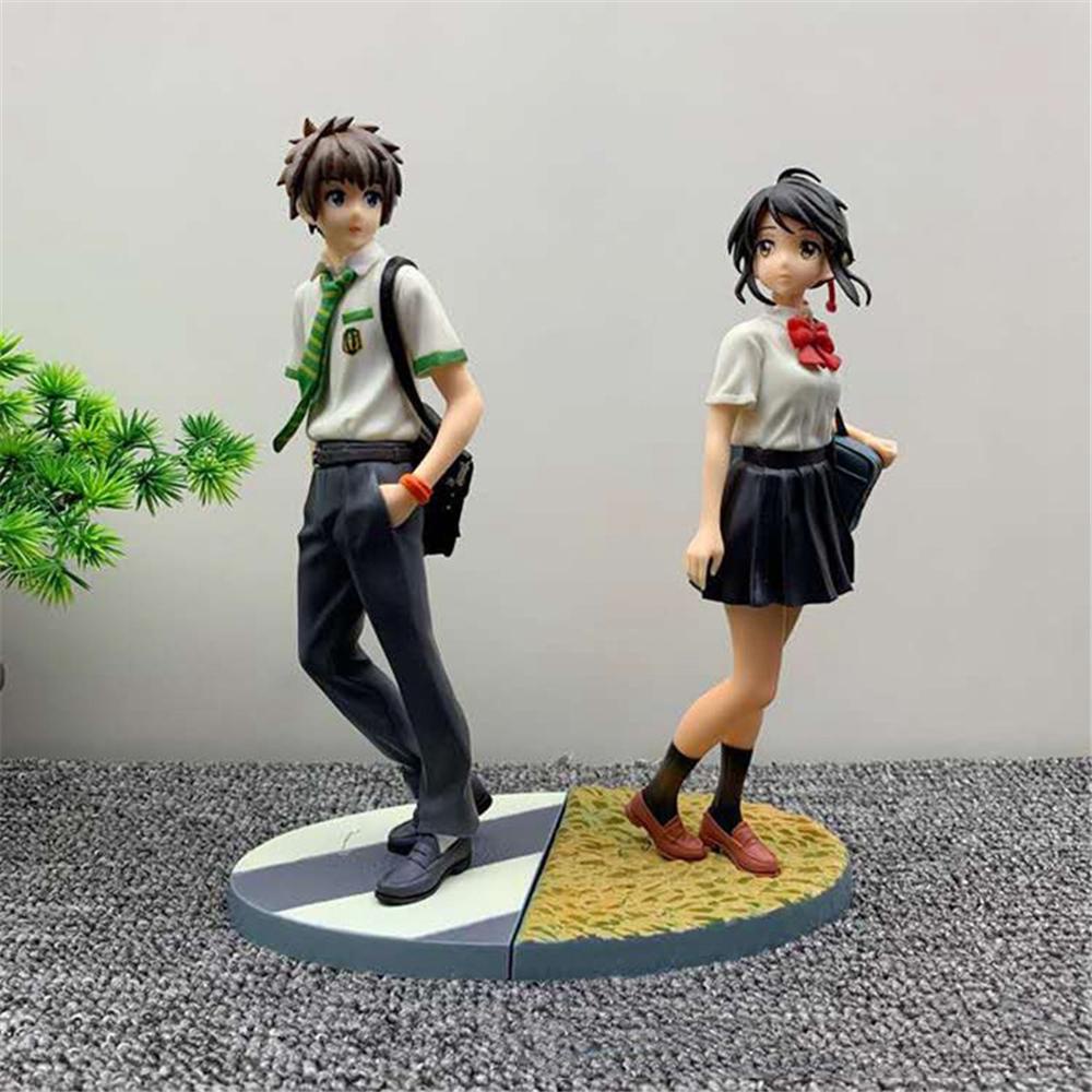 Set 2 Mô Hình Đồ Chơi Nhân Vật Miyamizu Mitsuha Trong Phim Hoạt Hình &quot;Your Name&quot;