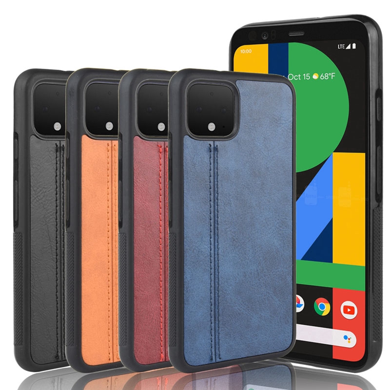 Ốp điện thoại da PU kiểu công sở cho Google Pixel 5A 5 4A 5G 4 3A 3 XL