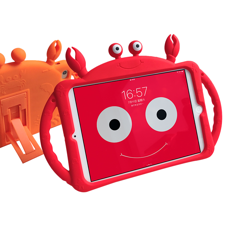 Ốp máy tính bảng mềm hình cua đỏ đáng yêu cho iPad 9.7 2018 2017 10.2 7th Pro 9.7 10.5 Air 1 2 3 Ipad mini 1 2 3 4 5 | BigBuy360 - bigbuy360.vn