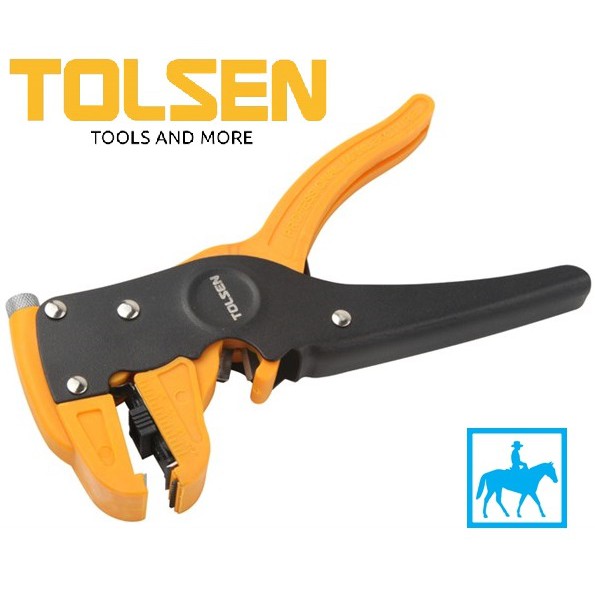 TOLSEN Kìm kềm tuốt dây điện mỏ quạ Wire Stripper 38050