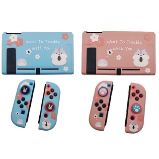 For Nintendo Switch Console /Joy Con Protective Soft Matte Silicone Cover Case[FASH]