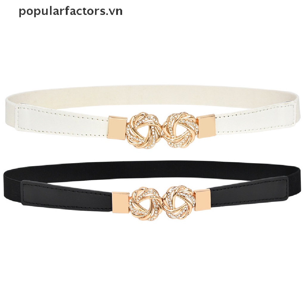 Thắt lưng đính đá co giãn thời trang cho nữ