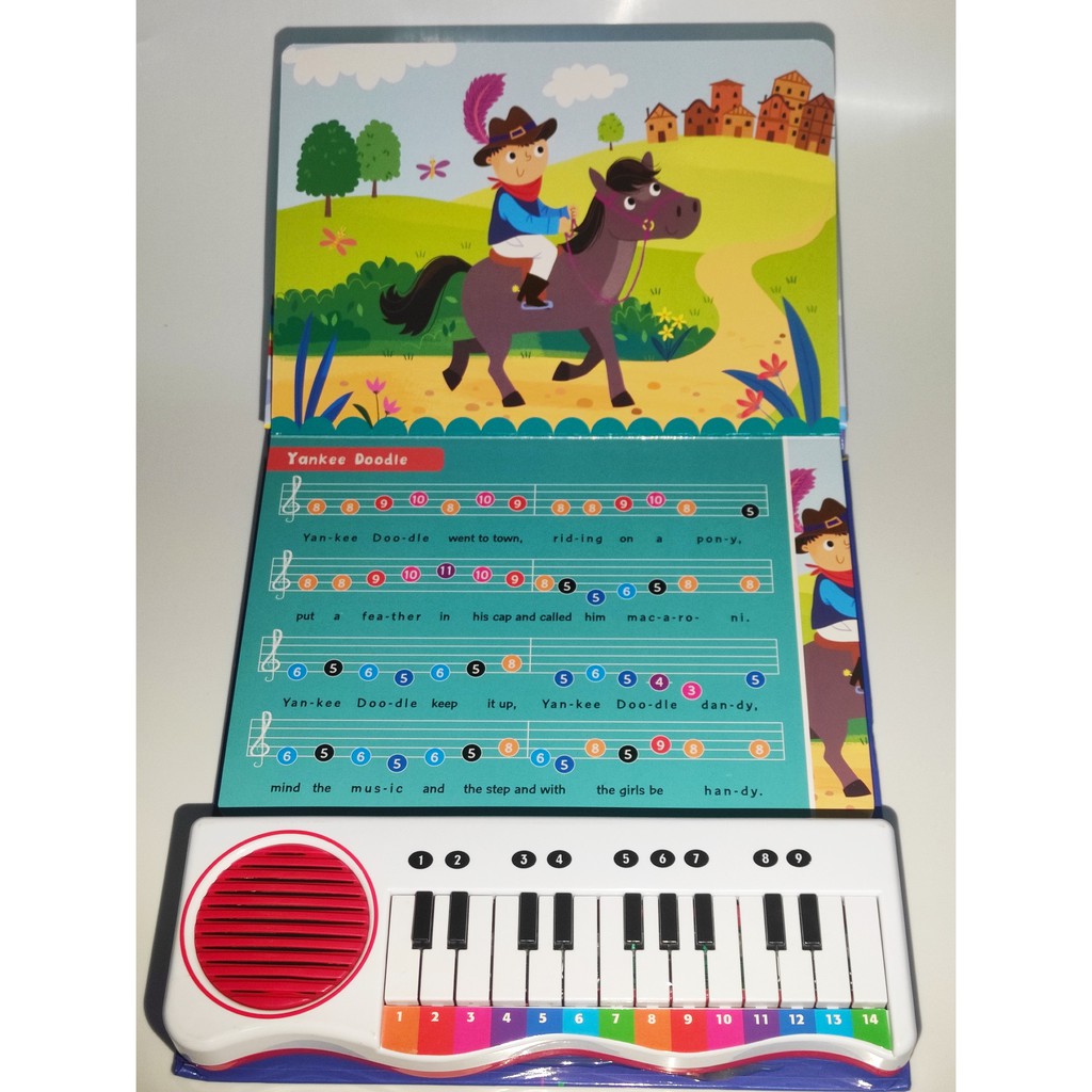 (đồ chơi nhạc cụ) Đồ chơi piano cho bé từ 06 tháng tuổi trở lên (loại: ITSY BITSY SPIDER)
