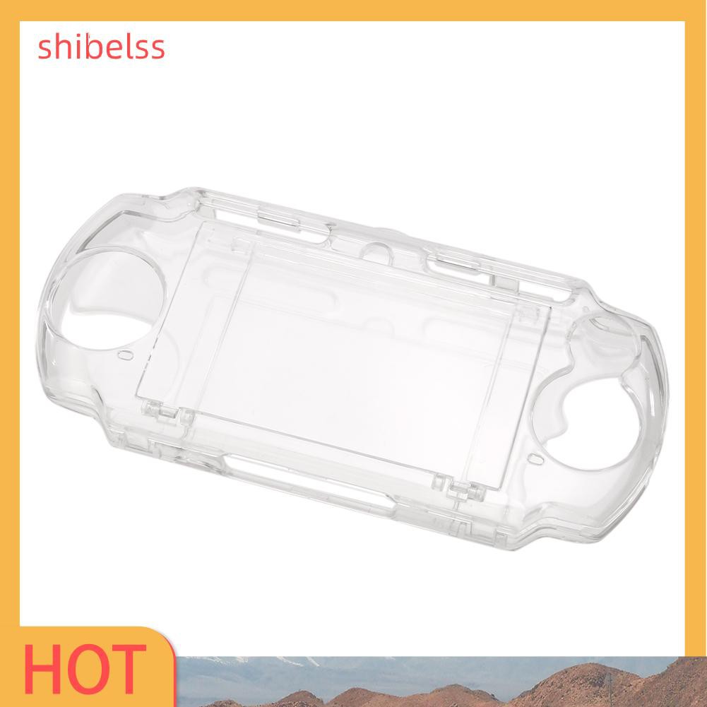 （ʚshibelss）Protector Clear Crystal Travel Carry Hard Cover Case for Sony PSP 2000 3000