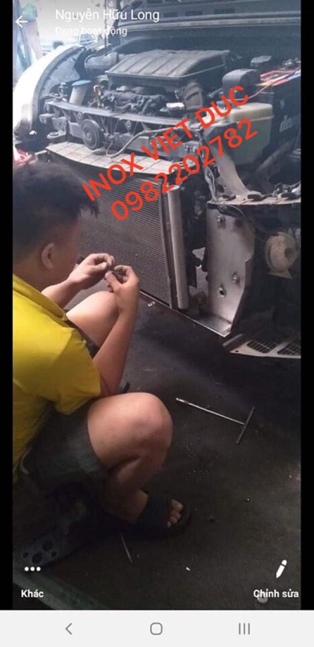 Khung đỡ két nước xe I10 chế