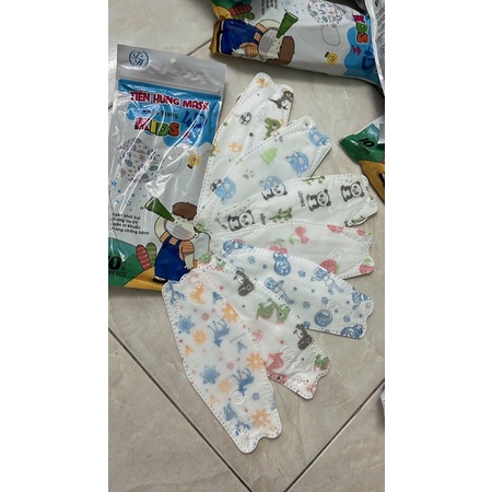 khẩu trang bé kf94 An Phong + Hoàng Dũng+ Tiến hùng  túi 10cai