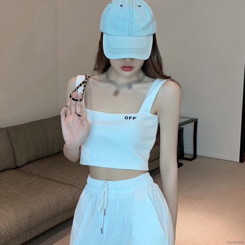 Áo Ba Lỗ Dệt Kim In Chữ Thời Trang Cho Nữ | BigBuy360 - bigbuy360.vn