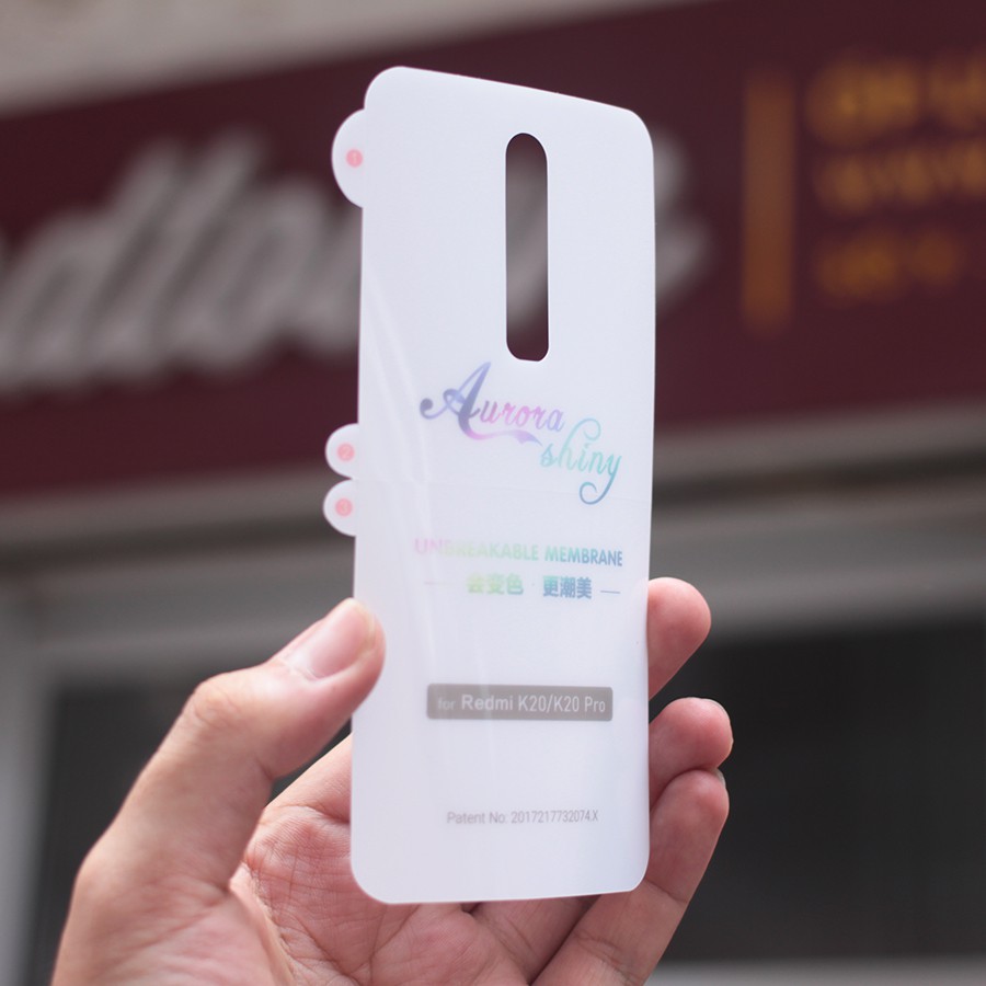 MIẾNG DÁN PPF PHỤC HỒI TRẦY XƯỚC CHO XIAOMI REDMI K20 / K20 PRO