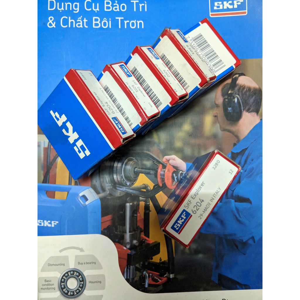 Bạc đạn SKF máy Exciter 2010 4 số côn tay/ côn tự động