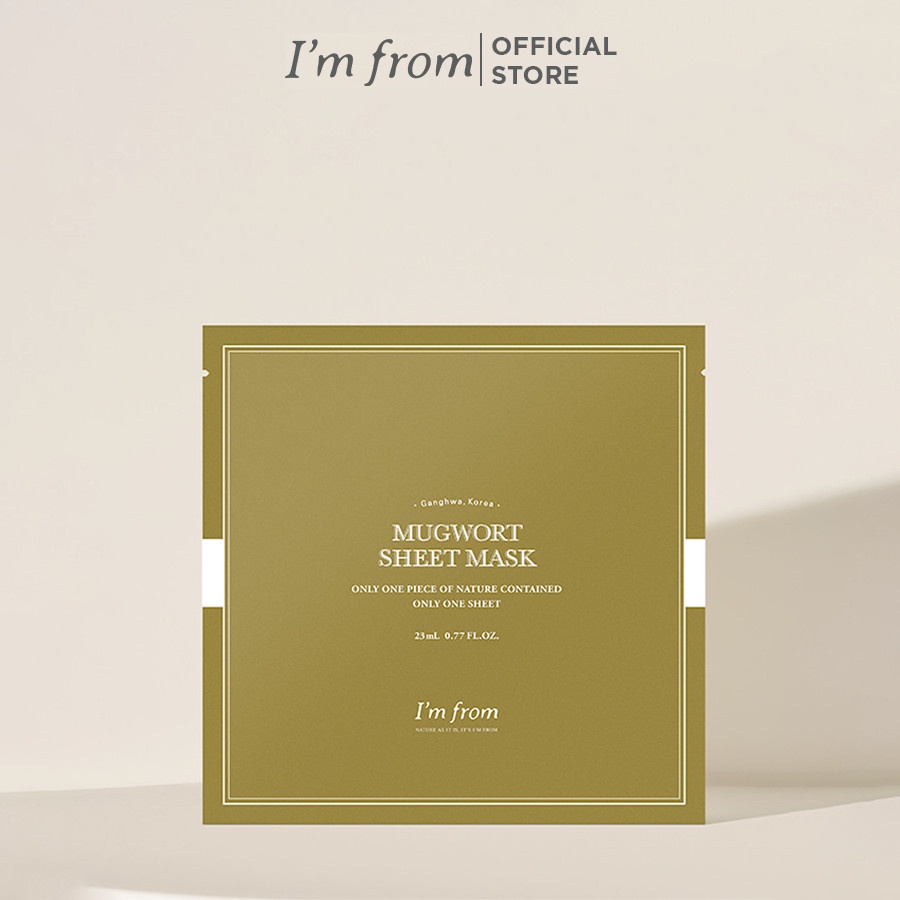Mặt Nạ Dịu Da I'm from Mặt nạ Mugwort Sheet mask T10/2025