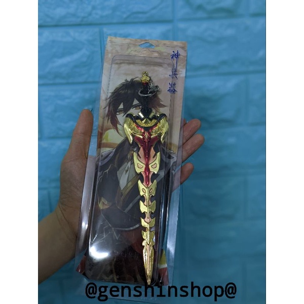 Mô hình móc khoá kjếm Ly Cốt Genshin Impact 20cm