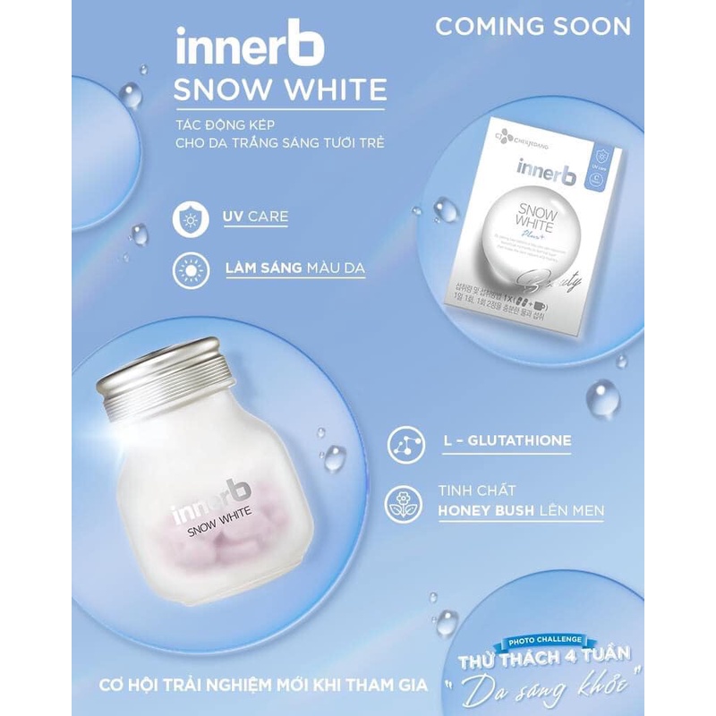 Combo 2 Hộp Innerb Glowshot Collagen & InnerB Snow White