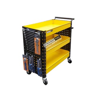 Xe đẩy dụng cụ 3 khay 2 tấm hông Stronger Tool