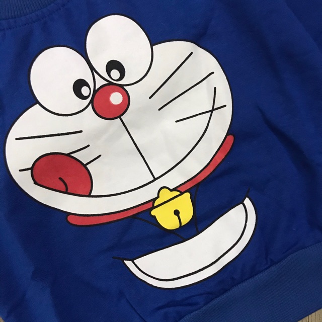 Áo phông bé trai tay dài họa tiết hình DORAEMON dễ thương (9-23kg) - Hirokids