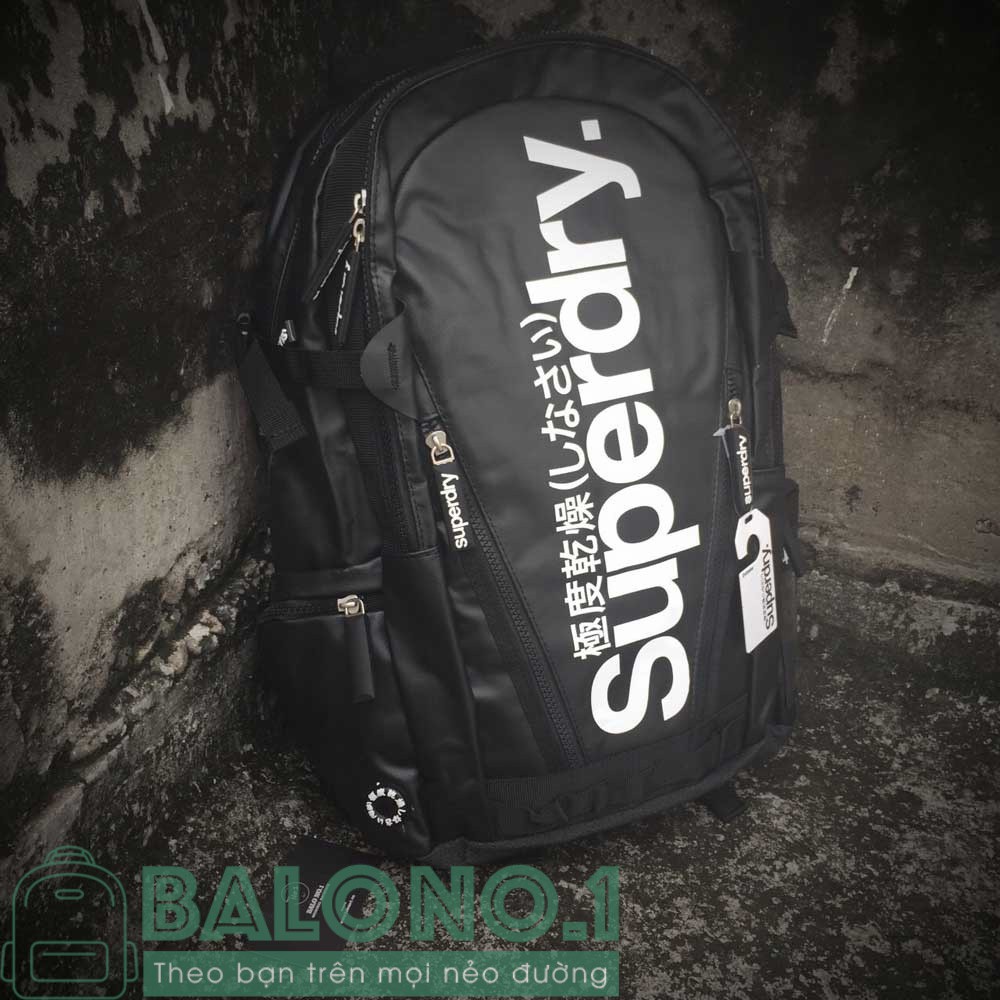 Balo đi phượt, đi du lịch, đi học SuperDry, chống thấm khi đi mưa