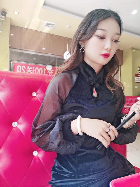 [Sẵn Hàng]♥️Đầm,Váy Sườn Xám Nhung Đen(ảnh thật)Size S-2XL