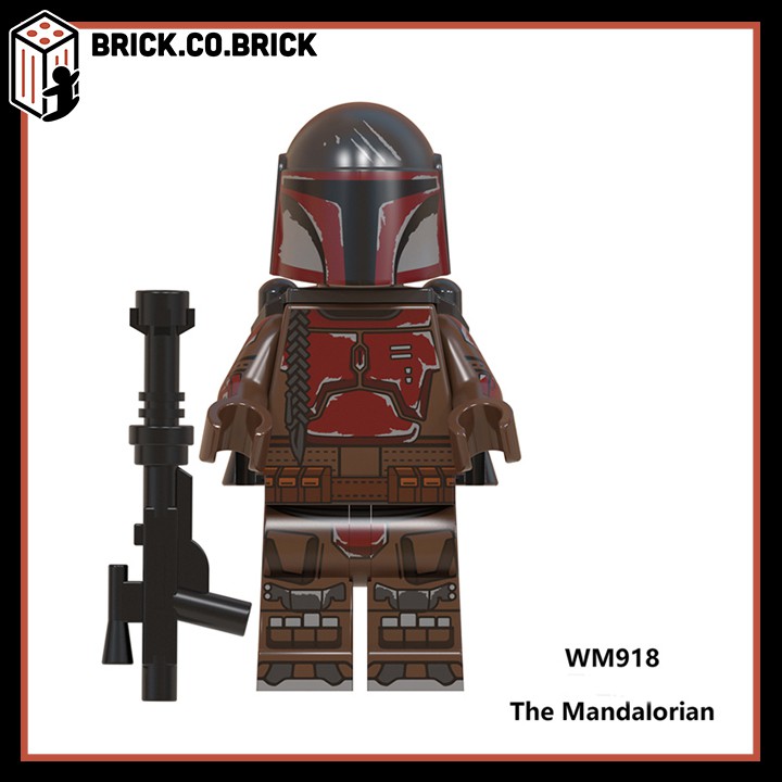 WM6085 (CÓ SẴN) - Đồ chơi lắp ráp minifigures và lego Star Wars Chiến tranh giữa các vì sao nhân vật Mandalorian.