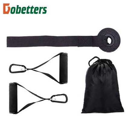 Đai cuốn cổ chân tập mông chân đùi có móc sắt đá tạ phòng tập gym và dây cao su kháng lực, neo cửa tại nhà