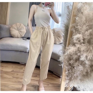 ⚡️bán sỉ⚡️quần baggy cạp chun 3 màu