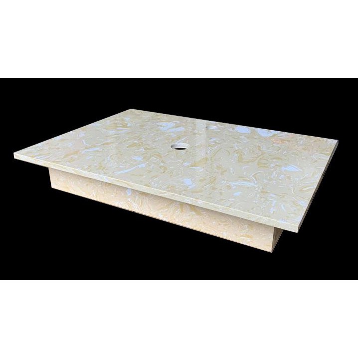 Bàn đá lavabo yếm thụt