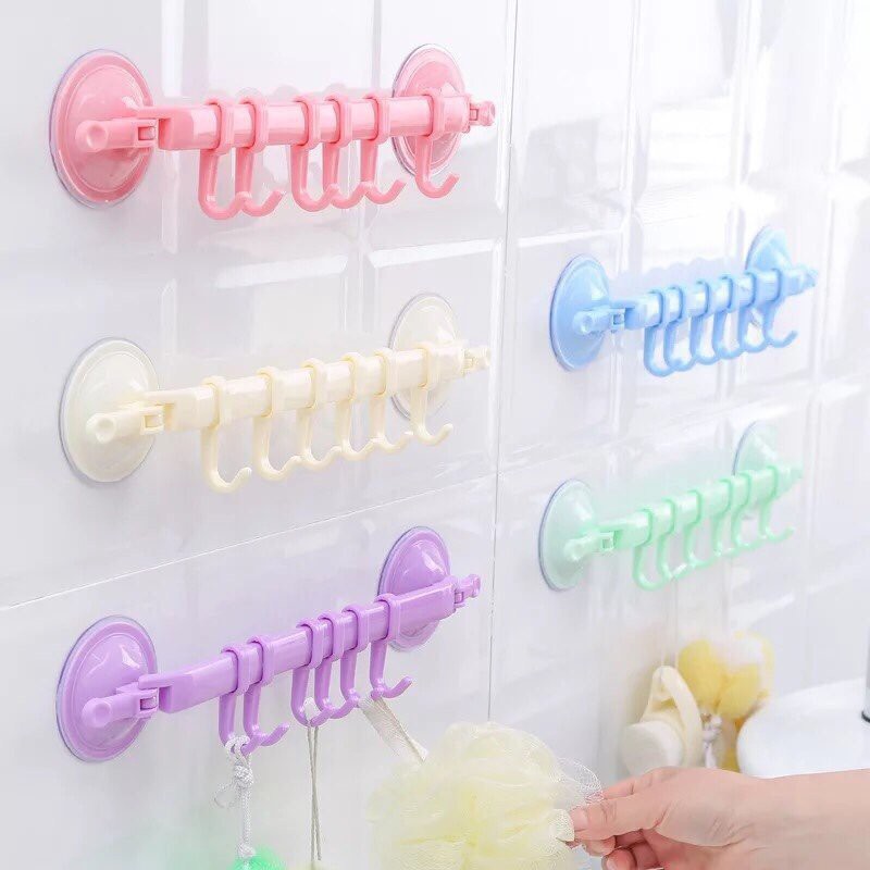 (Thanh lý giá sỉ tại kho) Mắc Treo Quần Áo Dính Hít 2 Đầu