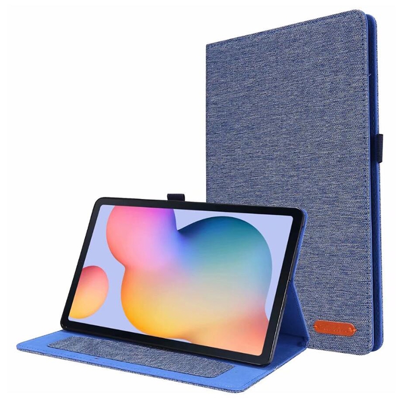 PU Leather Case Vỏ bảo vệ for Samsung Galaxy Tab S6 Lite stand cover SM-P610 P615 P617 Mềm TPU Ốp lưng