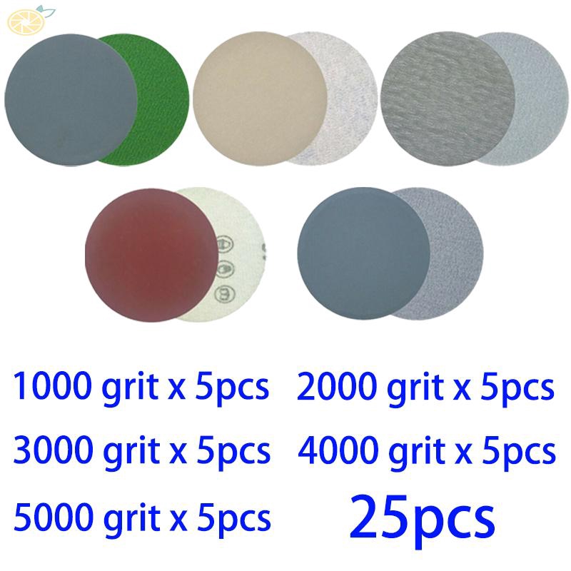 Bộ 25 giấy chà nhám đánh bóng đồ dùng 1000 2000 3000 5000 grit tiện dụng
